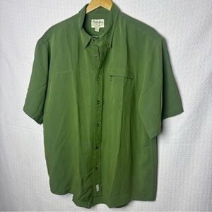 Cabela's Forest Green Casual Button Down Shirt‎